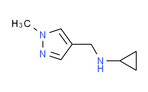 CAS No. 1100954-16-2, N-[(1-methyl-1H-pyrazol-4-yl)methyl]cyclopropanamine