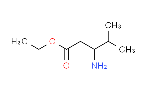 CAS No. 80914-30-3, ethyl 3-amino-4-methylpentanoate