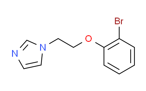 CAS No. 416882-00-3, 1-[2-(2-bromophenoxy)ethyl]-1H-imidazole