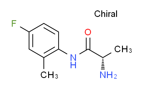 CAS No. 1104919-88-1, N~1~-(4-fluoro-2-methylphenyl)alaninamide