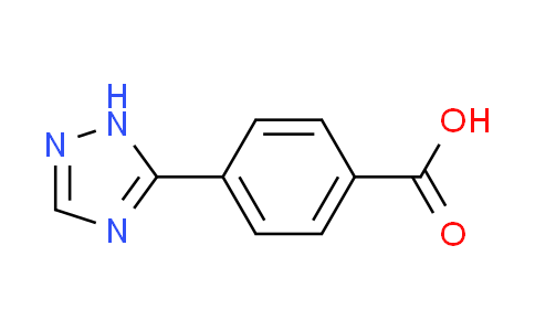 CAS No. 876715-40-1, 4-(1H-1,2,4-triazol-5-yl)benzoic acid