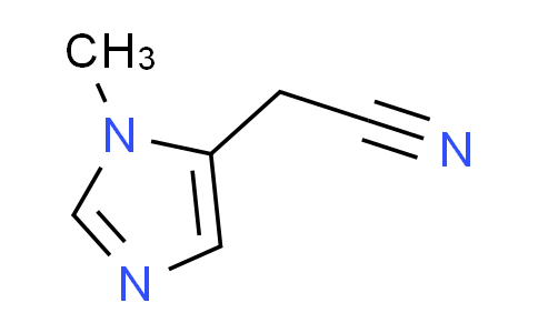CAS No. 41065-01-4, (1-methyl-1H-imidazol-5-yl)acetonitrile