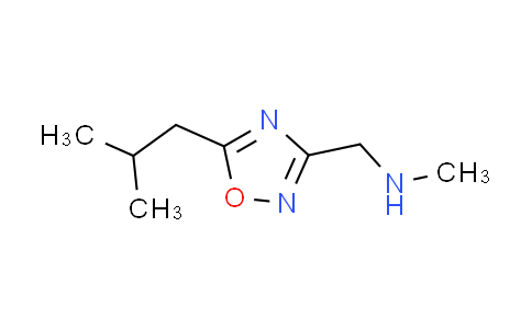 CAS No. 915925-30-3, 1-(5-isobutyl-1,2,4-oxadiazol-3-yl)-N-methylmethanamine