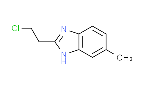 CAS No. 915921-57-2, 2-(2-chloroethyl)-6-methyl-1H-benzimidazole