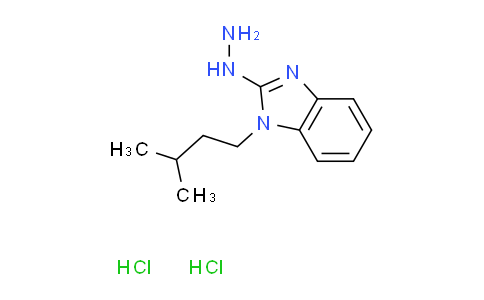 CAS No. 1215598-66-5, 2-hydrazino-1-(3-methylbutyl)-1H-benzimidazole dihydrochloride