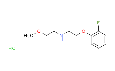 CAS No. 1638221-27-8, [2-(2-fluorophenoxy)ethyl](2-methoxyethyl)amine hydrochloride