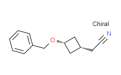 CAS No. 1777789-92-0, [cis-3-(benzyloxy)cyclobutyl]acetonitrile