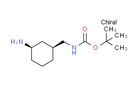 CAS No. 870461-39-5, tert-butyl [(cis-3-aminocyclohexyl)methyl]carbamate