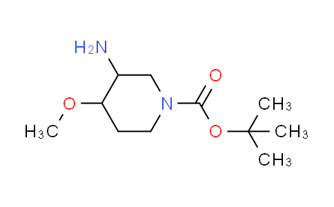 CAS No. 1864003-11-1, tert-butyl rac-(3S,4R)-3-amino-4-methoxy-1-piperidinecarboxylate