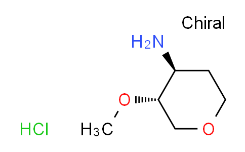 CAS No. 1864003-64-4, rac-[(3R,4S)-3-methoxytetrahydro-2H-pyran-4-yl]amine hydrochloride