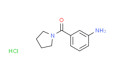 CAS No. 372096-54-3, 3-(1-pyrrolidinylcarbonyl)aniline hydrochloride
