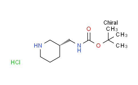 CAS No. 1217778-64-7, tert-butyl [(3R)-3-piperidinylmethyl]carbamate hydrochloride