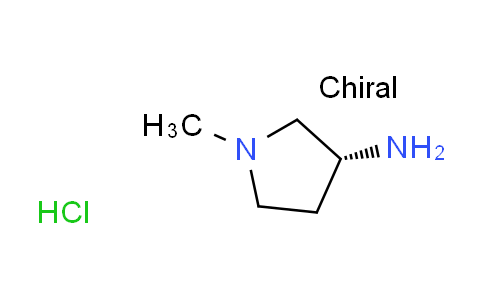 CAS No. 346690-76-4, (3R)-1-methyl-3-pyrrolidinamine hydrochloride