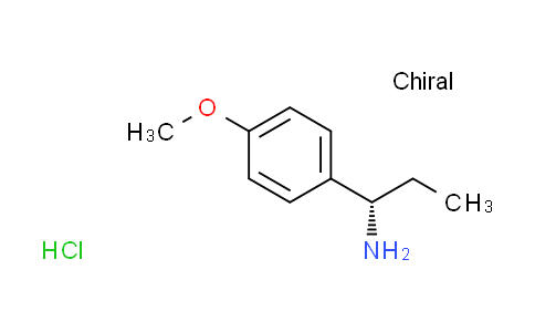 CAS No. 244145-40-2, [(1S)-1-(4-methoxyphenyl)propyl]amine hydrochloride