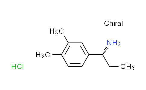 CAS No. 856563-05-8, [(1R)-1-(3,4-dimethylphenyl)propyl]amine hydrochloride