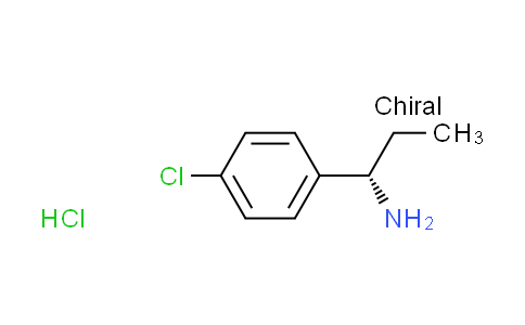 CAS No. 1310923-37-5, [(1S)-1-(4-chlorophenyl)propyl]amine hydrochloride
