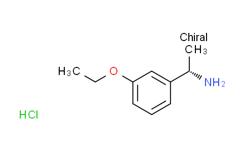 CAS No. 1213547-94-4, [(1S)-1-(3-ethoxyphenyl)ethyl]amine hydrochloride