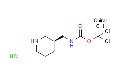 CAS No. 1217805-12-3, tert-butyl [(3S)-3-piperidinylmethyl]carbamate hydrochloride