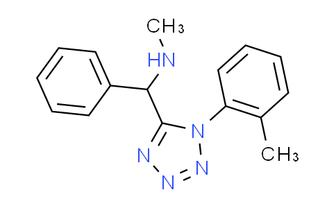 CAS No. 400747-21-9, N-methyl-1-[1-(2-methylphenyl)-1H-tetrazol-5-yl]-1-phenylmethanamine