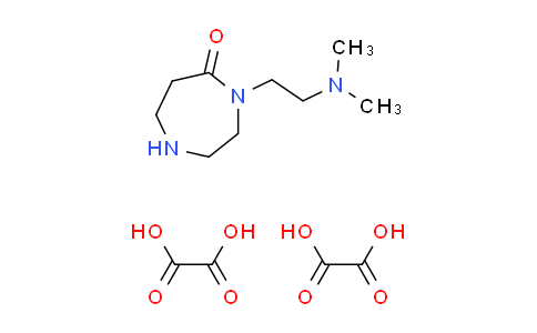 CAS No. 1284225-04-2, 4-[2-(dimethylamino)ethyl]-1,4-diazepan-5-one diethanedioate