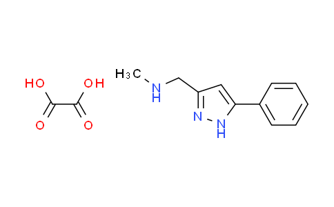 CAS No. 1207529-87-0, N-methyl-1-(5-phenyl-1H-pyrazol-3-yl)methanamine oxalate