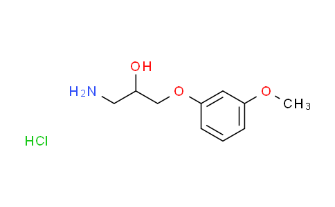 CAS No. 1609400-65-8, 1-amino-3-(3-methoxyphenoxy)-2-propanol hydrochloride