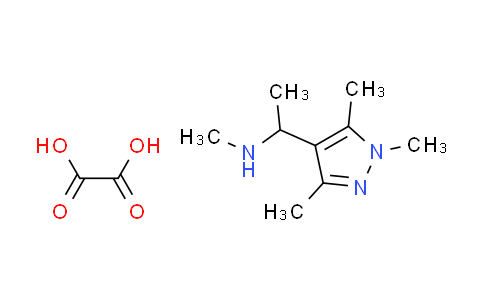CAS No. 1260683-88-2, N-methyl-1-(1,3,5-trimethyl-1H-pyrazol-4-yl)ethanamine oxalate