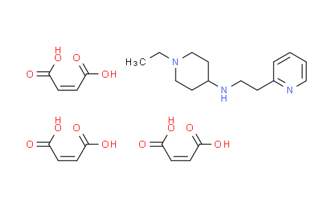 CAS No. 1609430-40-1, 1-ethyl-N-[2-(2-pyridinyl)ethyl]-4-piperidinamine tri[(2Z)-2-butenedioate]