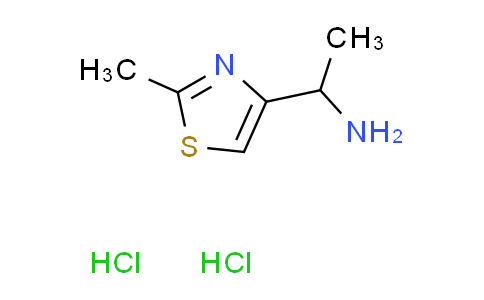 CAS No. 1185677-19-3, [1-(2-methyl-1,3-thiazol-4-yl)ethyl]amine dihydrochloride