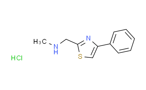 CAS No. 1638221-24-5, N-methyl-1-(4-phenyl-1,3-thiazol-2-yl)methanamine hydrochloride