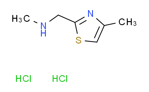 CAS No. 1262771-15-2, N-methyl-1-(4-methyl-1,3-thiazol-2-yl)methanamine dihydrochloride