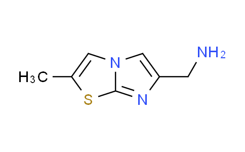 CAS No. 518064-25-0, 1-(2-methylimidazo[2,1-b][1,3]thiazol-6-yl)methanamine