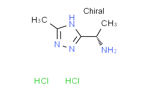 CAS No. 1262751-42-7, [(1S)-1-(5-methyl-4H-1,2,4-triazol-3-yl)ethyl]amine dihydrochloride