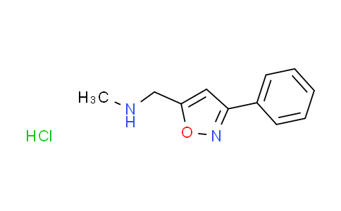 CAS No. 852227-84-0, N-methyl-1-(3-phenylisoxazol-5-yl)methanamine hydrochloride
