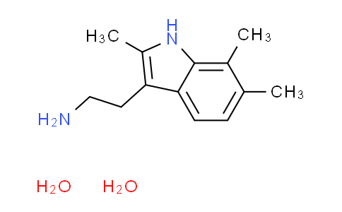 CAS No. 1609401-31-1, [2-(2,6,7-trimethyl-1H-indol-3-yl)ethyl]amine dihydrate