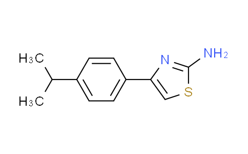 CAS No. 108481-92-1, 4-(4-isopropylphenyl)-1,3-thiazol-2-amine