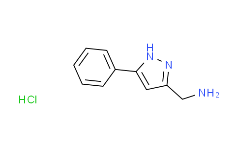 CAS No. 1285369-36-9, [(5-phenyl-1H-pyrazol-3-yl)methyl]amine hydrochloride