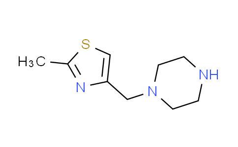 CAS No. 880361-73-9, 1-[(2-methyl-1,3-thiazol-4-yl)methyl]piperazine