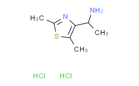 CAS No. 1255718-04-7, [1-(2,5-dimethyl-1,3-thiazol-4-yl)ethyl]amine dihydrochloride