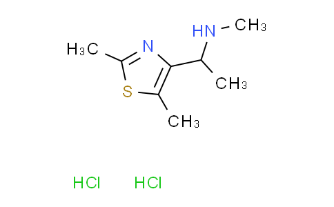 CAS No. 1210510-50-1, [1-(2,5-dimethyl-1,3-thiazol-4-yl)ethyl]methylamine dihydrochloride