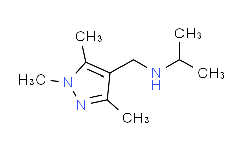 CAS No. 880361-69-3, N-[(1,3,5-trimethyl-1H-pyrazol-4-yl)methyl]propan-2-amine