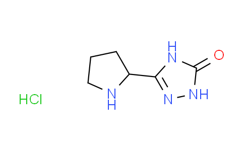 CAS No. 1269062-24-9, 5-(2-pyrrolidinyl)-2,4-dihydro-3H-1,2,4-triazol-3-one hydrochloride