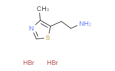 CAS No. 142437-65-8, [2-(4-methyl-1,3-thiazol-5-yl)ethyl]amine dihydrobromide