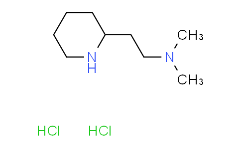 CAS No. 91551-52-9, N,N-dimethyl-2-(2-piperidinyl)ethanamine dihydrochloride