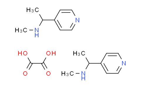 CAS No. 1260871-16-6, N-methyl-1-(4-pyridinyl)ethanamine oxalate (2:1)