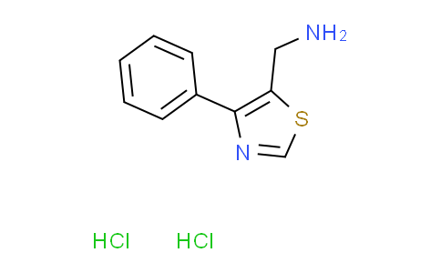CAS No. 1269226-67-6, [(4-phenyl-1,3-thiazol-5-yl)methyl]amine dihydrochloride