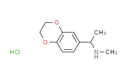 CAS No. 473801-85-3, [1-(2,3-dihydro-1,4-benzodioxin-6-yl)ethyl]methylamine hydrochloride