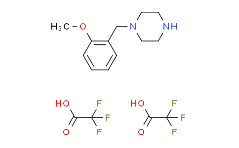 CAS No. 1192656-95-3, 1-(2-methoxybenzyl)piperazine bis(trifluoroacetate)