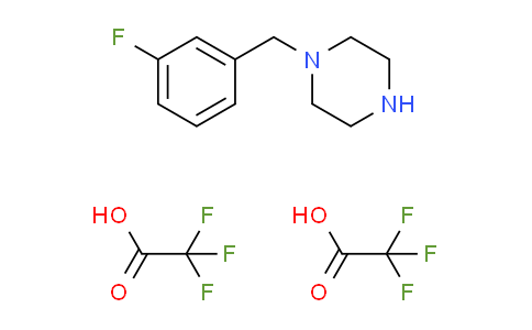 CAS No. 873433-04-6, 1-(3-fluorobenzyl)piperazine bis(trifluoroacetate)