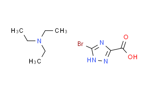5-bromo-1H-1,2,4-triazole-3-carboxylic acid N,N-diethylethanamine salt